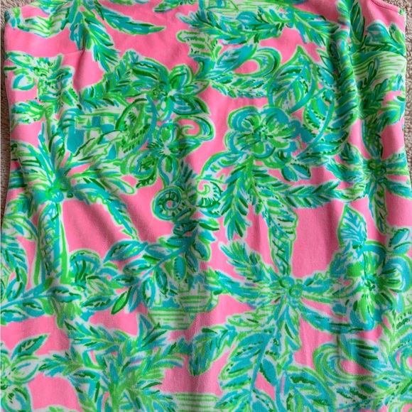 Lilly Pulitzer Pink and Green Floral Dress - Picture 2 of 3